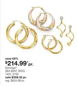 JC Penney Earrings◊ offer