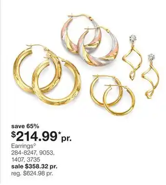 JC Penney Earrings◊ offer