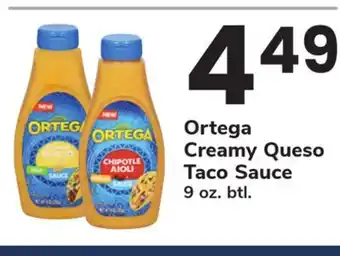 ACME Ortega Creamy Queso Taco Sauce offer
