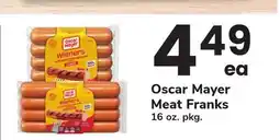 ACME Oscar Mayer Meat Franks offer