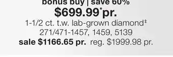 JC Penney 1-1/2 ct. t.w. lab-grown diamond‡ offer