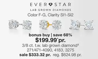 JC Penney 3/8 ct. t.w. lab grown diamond‡ offer