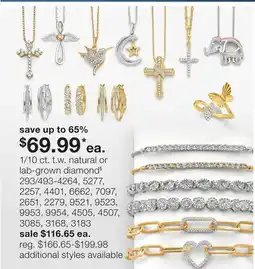 JC Penney 1/10 ct. t.w. natural or lab-grown diamond§ offer