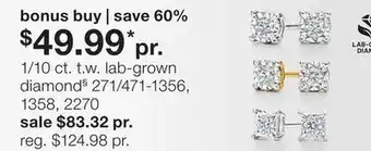 JC Penney 1/10 ct. t.w. lab-grown diamond§ offer