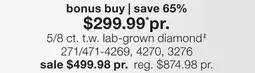 JC Penney 5/8 ct. t.w. lab-grown diamond‡ offer