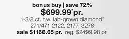 JC Penney 1-3/8 ct. t.w. lab-grown diamond‡ offer