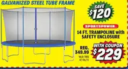 Big 5 Sportspower 14' Trampoline with Safety Enclosure offer