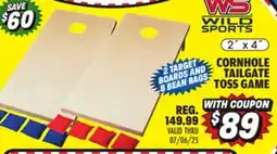 Big 5 Wild Sports Regulation Width and Length Wood Cornhole Game offer