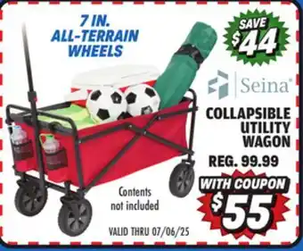 Big 5 Seina Collapsible Utility Wagon offer