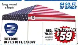 Big 5 Z-Shade Freedom 10'x10' Canopy offer