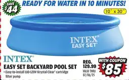 Big 5 Intex 10' x 30 Easy Set Backyard Pool Set offer