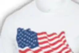 Big 5 Goodie Two Sleeves Americana Men's Short-Sleeve Wavy Flag Tee offer