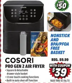 Big 5 Cosori Pro Gen 2 Air Fryer 5.8 Quart offer