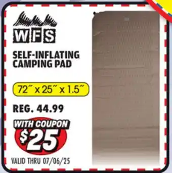 Big 5 World Famous Sports Self-Inflating Sleeping Pad offer