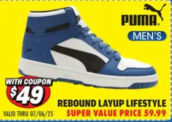 Big 5 Puma Rebound Layup Men's Lifestyle Shoes offer