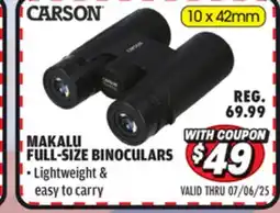 Big 5 Carson Makalu 10x42mm Full-Size Binoculars offer
