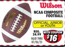Big 5 Wilson NCAA Composite Official Football offer