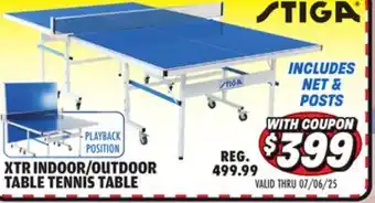 Big 5 Stiga XTR Indoor/Outdoor Table Tennis Table offer