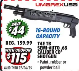 Big 5 Umarex T4E TB Semi Auto .68 Caliber Shotgun offer