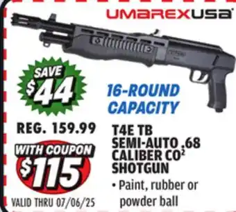 Big 5 Umarex T4E TB Semi Auto .68 Caliber Shotgun offer