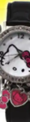 Big 5 HELLO KITTY Silver Crystal Bezel Charm Watch offer