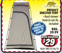 Big 5 Golden Bear Privacy Shelter Tent offer