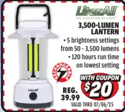 Big 5 LitezAll 3500-Lumen Rechargeable Lantern offer