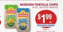 Smart & Final MISSION TORTILLA CHIPS offer