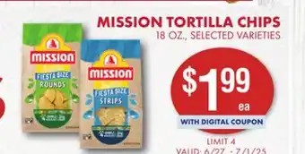 Smart & Final MISSION TORTILLA CHIPS offer