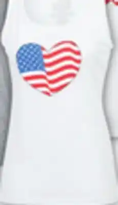 Big 5 Goodie Two Sleeves Women's Americana Heart Flag Tank Top offer