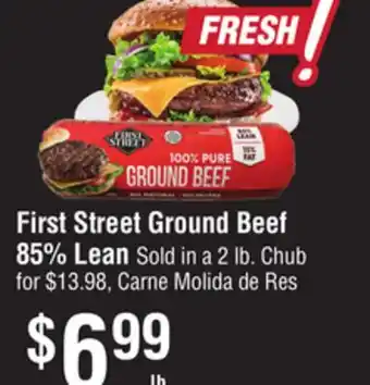 Smart & Final First Street Ground Beef 85% Lean offer