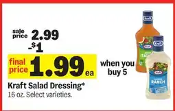 Meijer Kraft Salad Dressing offer