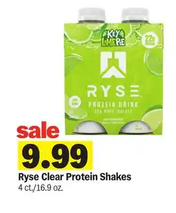 Meijer Ryse Clear Protein Shakes offer