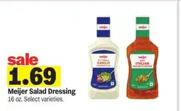 Meijer Meijer Salad Dressing offer