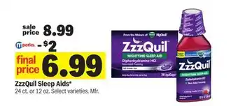 Meijer ZzzQuil Sleep Aids offer