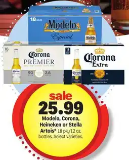 Meijer Modelo, Corona, Heineken or Stella Artois offer