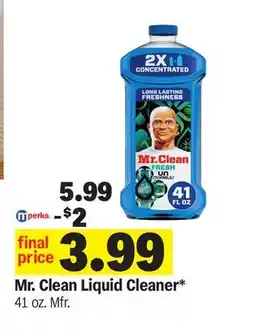 Meijer Mr. Clean Liquid Cleaner offer