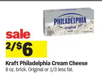 Meijer Kraft Philadelphia Cream Cheese offer