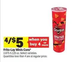 Meijer Frito-Lay Minis Cans offer