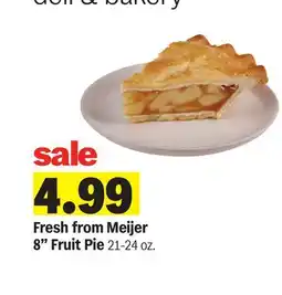 Meijer Fresh from Meijer 8 Fruit Pie offer
