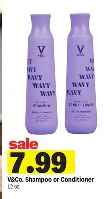 Meijer V & Co. Shampoo or Conditioner offer