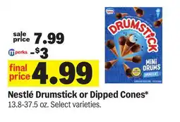 Meijer Nestlé Drumstick or Dipped Cones offer