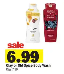 Meijer Olay or Old Spice Body Wash offer