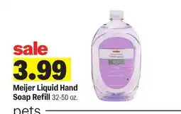 Meijer Meijer Liquid Hand Soap Refill offer