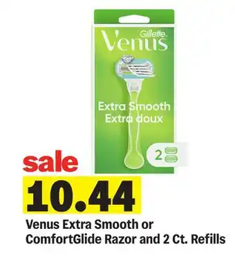 Meijer Venus Extra Smooth or ComfortGlide Razor and 2 Ct. Refills offer
