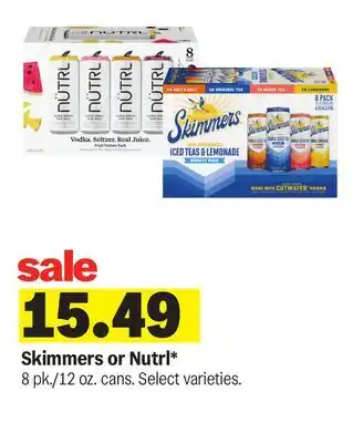 Meijer Skimmers or Nutrl offer