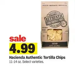 Meijer Hacienda Authentic Tortilla Chips offer