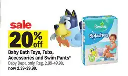 Meijer Baby Bath Toys, Tubs, Accessories and Swim Pants offer