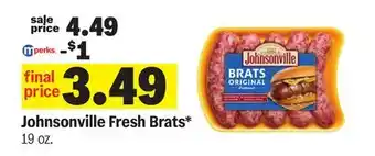 Meijer Johnsonville Fresh Brats offer