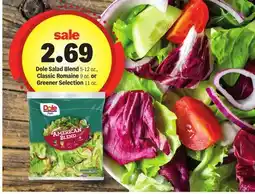 Meijer Dole Salad Blend 5-12 oz., Classic Romaine 9 oz. or Greener Selection 11 oz offer